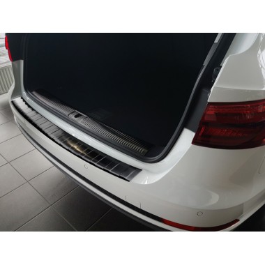 Накладка на задний бампер (графит) Audi A4 B9 Avant (2015-) бренд – Avisa главное фото
